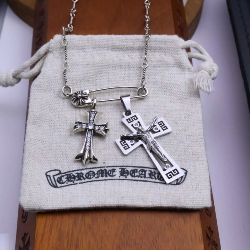 Packable Chrome Hearts Necklaces 240121