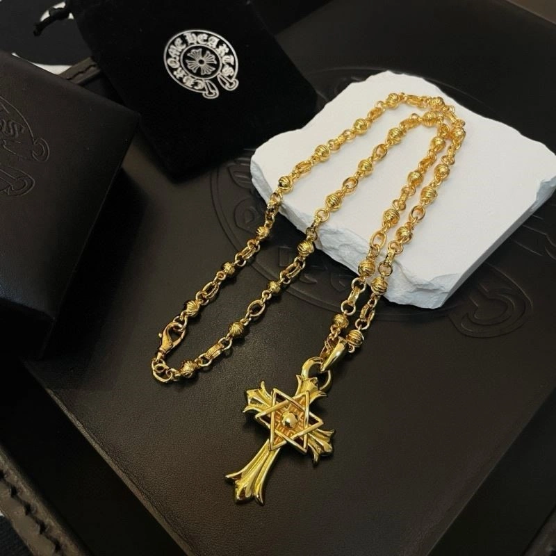 Breathable Chrome Hearts Necklaces 240099