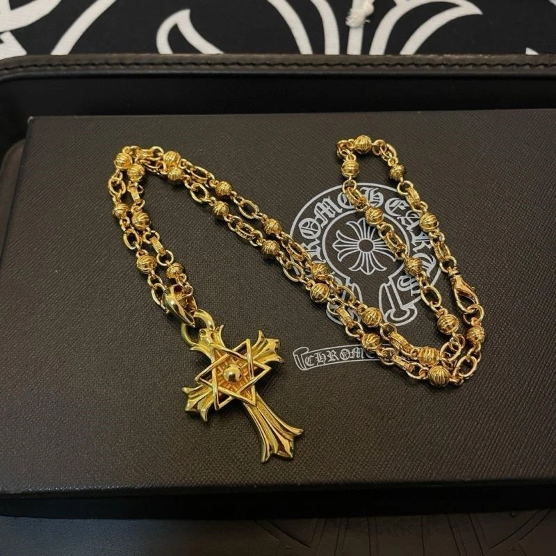 Breathable Chrome Hearts Necklaces 240099