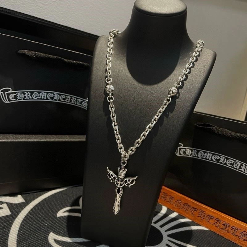 TechFriendly Chrome Hearts Necklaces 240103