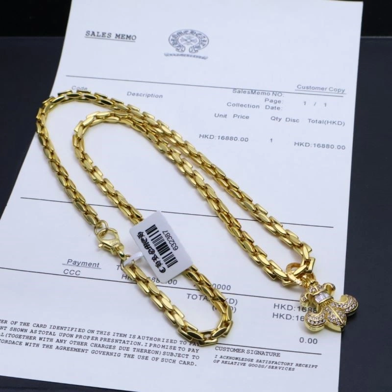 Comfortable Chrome Hearts Necklaces 240089
