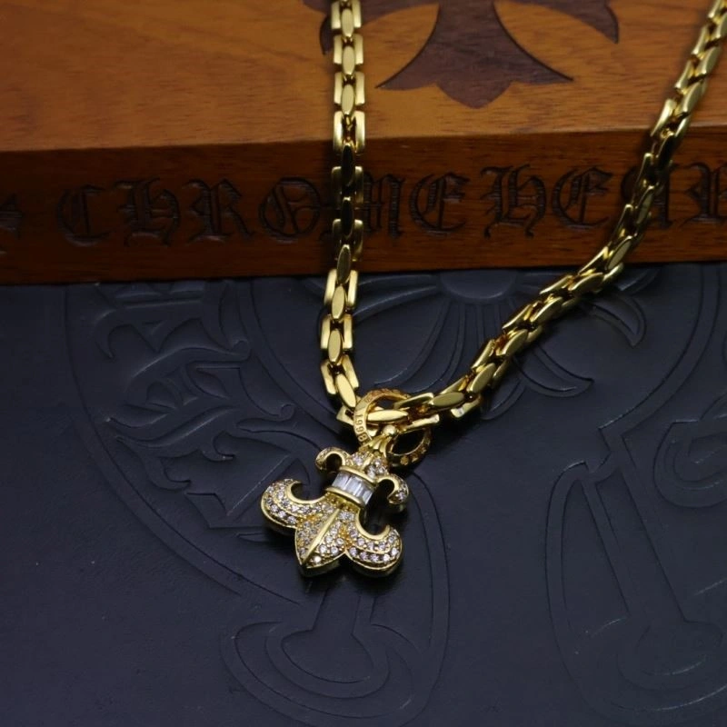 Comfortable Chrome Hearts Necklaces 240089
