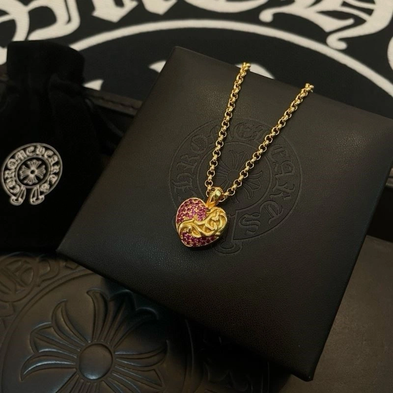 Cozy Chrome Hearts Necklaces 239529