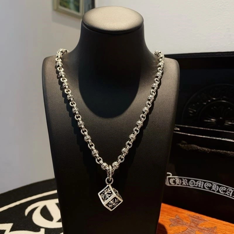Compact Chrome Hearts Necklaces 239523