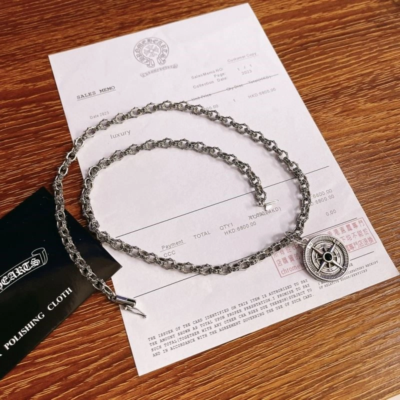 Cozy Chrome Hearts Necklaces 239500