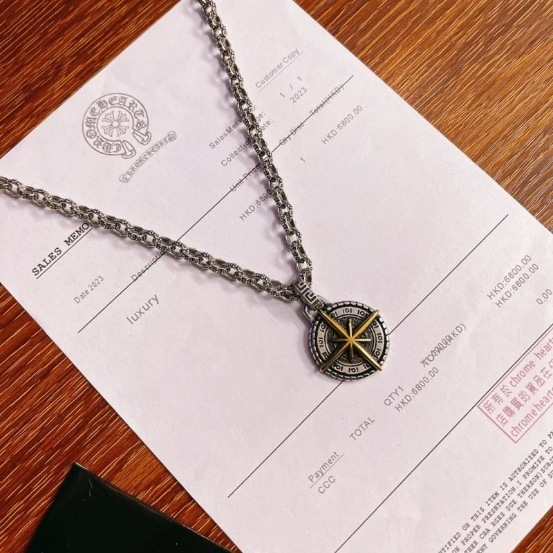 Cozy Chrome Hearts Necklaces 239500