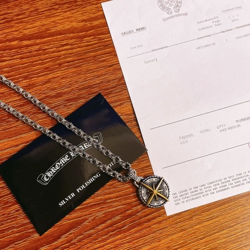 Cozy Chrome Hearts Necklaces 239500