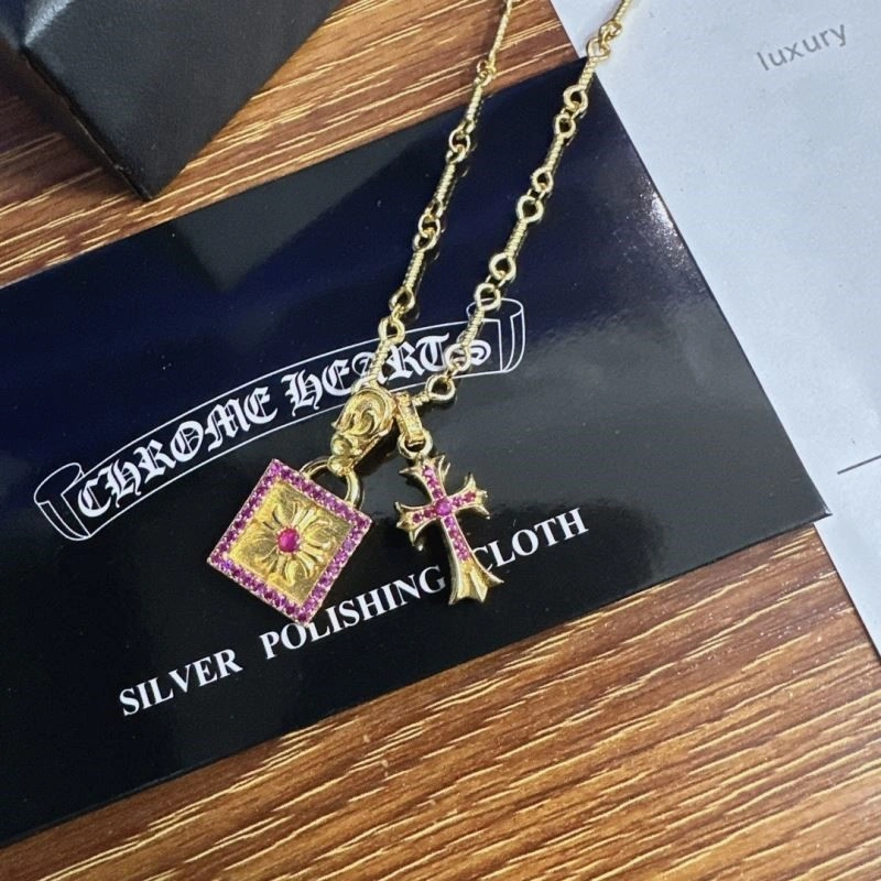 Resilient Chrome Hearts Necklaces 239478