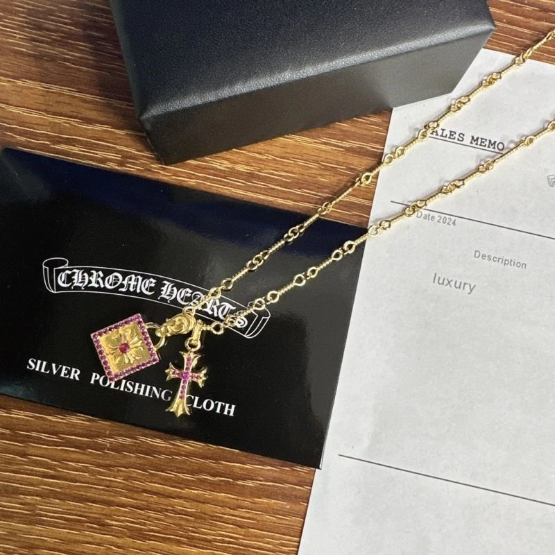 Resilient Chrome Hearts Necklaces 239478