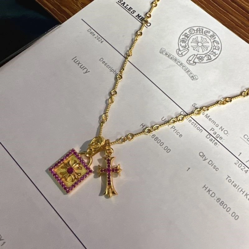 Resilient Chrome Hearts Necklaces 239478