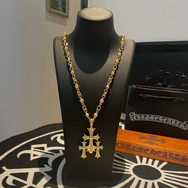 SoftTouch Chrome Hearts Necklaces 239391