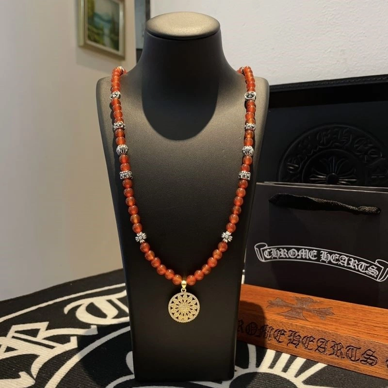 Seasonal Chrome Hearts Necklaces 239341