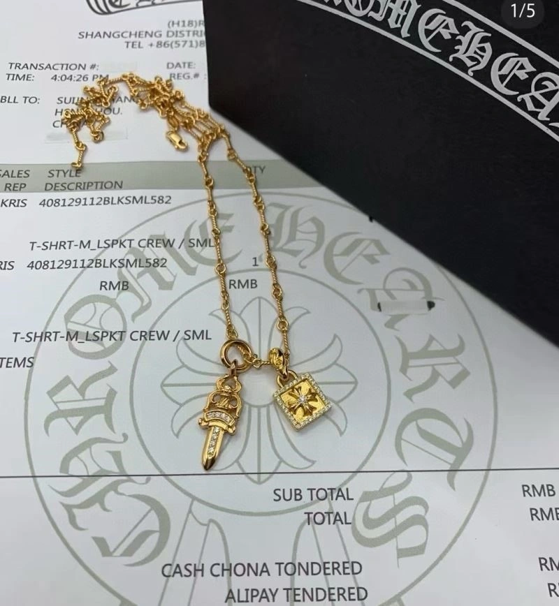 Sporty Chrome Hearts Necklaces 239332