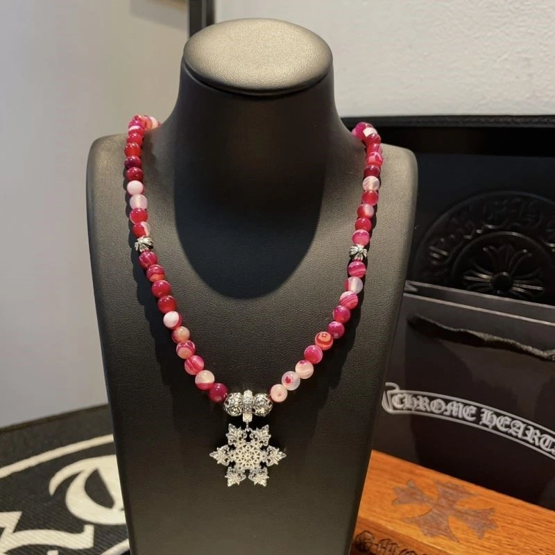 Cozy Chrome Hearts Necklaces 239315