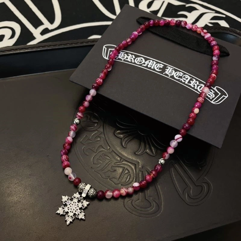 Cozy Chrome Hearts Necklaces 239315