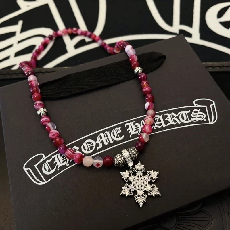 Cozy Chrome Hearts Necklaces 239315