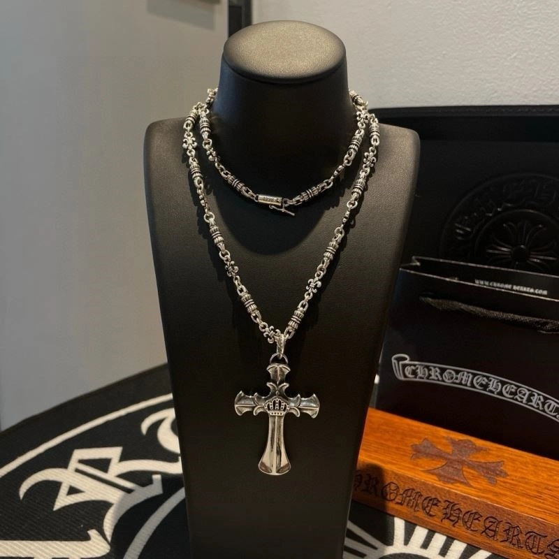 Cozy Chrome Hearts Necklaces 238748