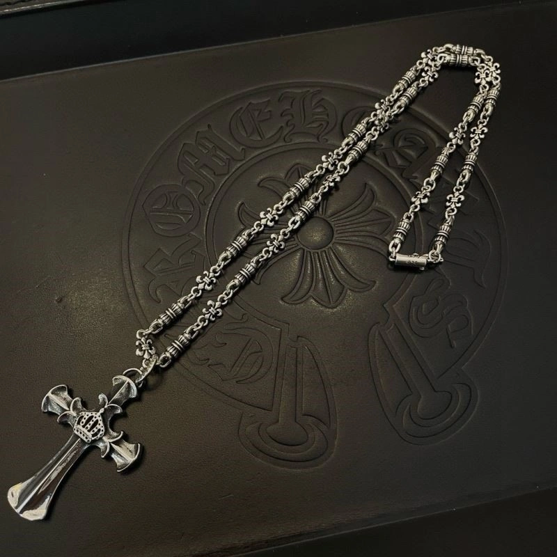 Cozy Chrome Hearts Necklaces 238748