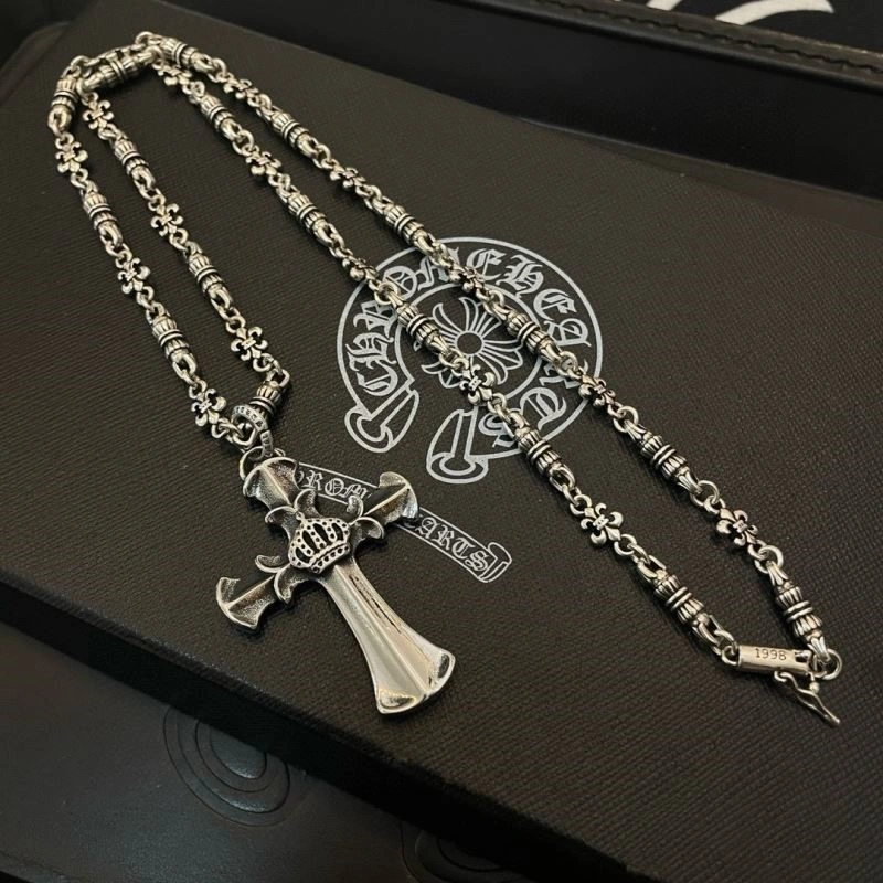 Cozy Chrome Hearts Necklaces 238748