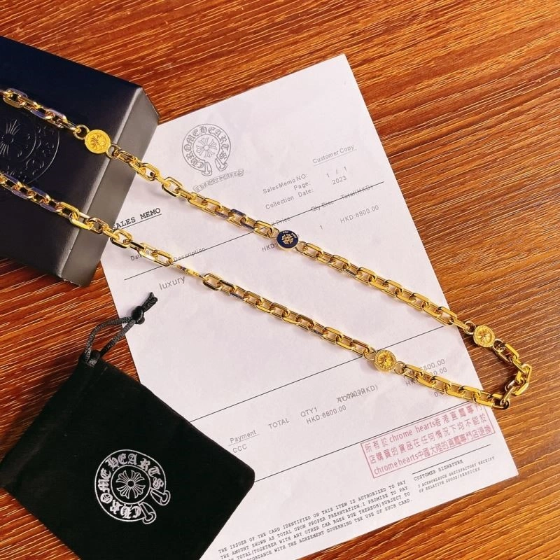 Soft Chrome Hearts Necklaces 238689