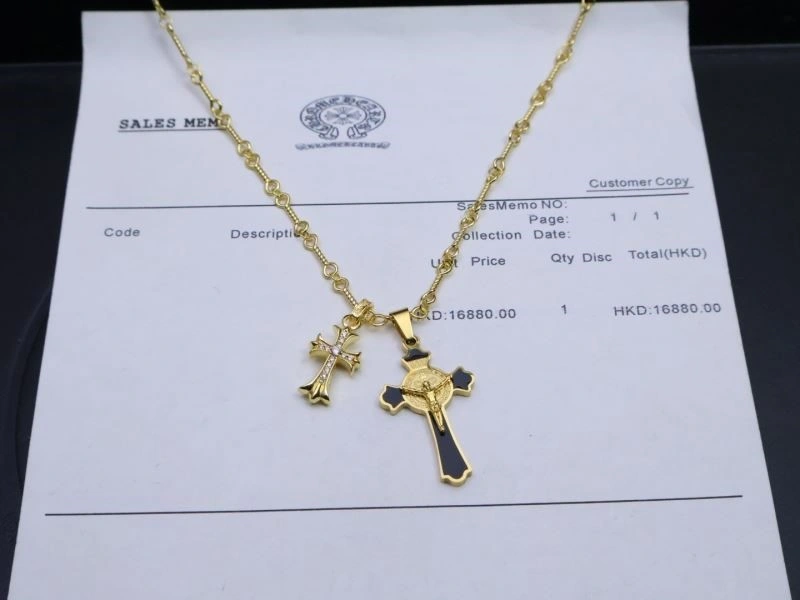 Flexible Chrome Hearts Necklaces 238427