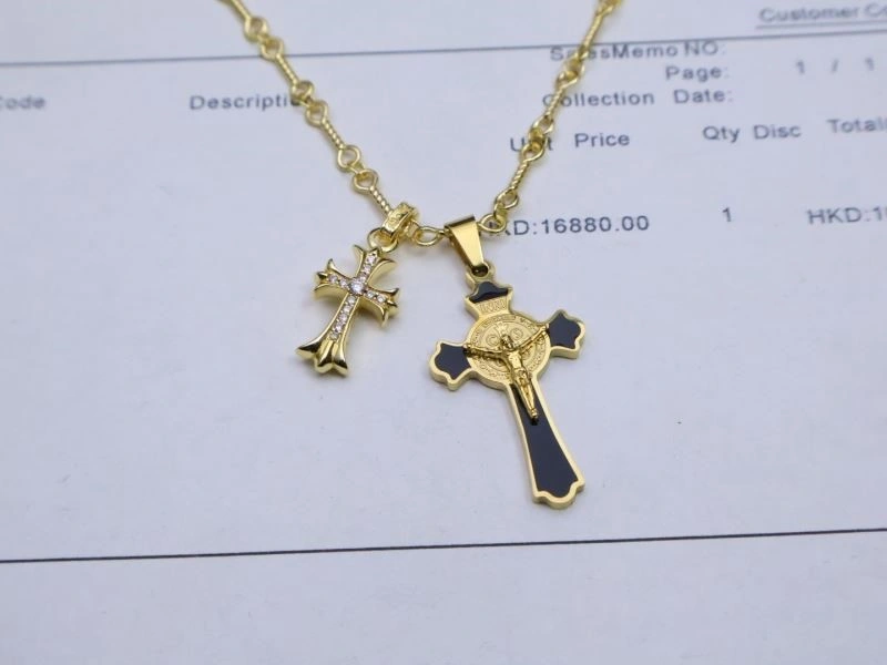 Flexible Chrome Hearts Necklaces 238427