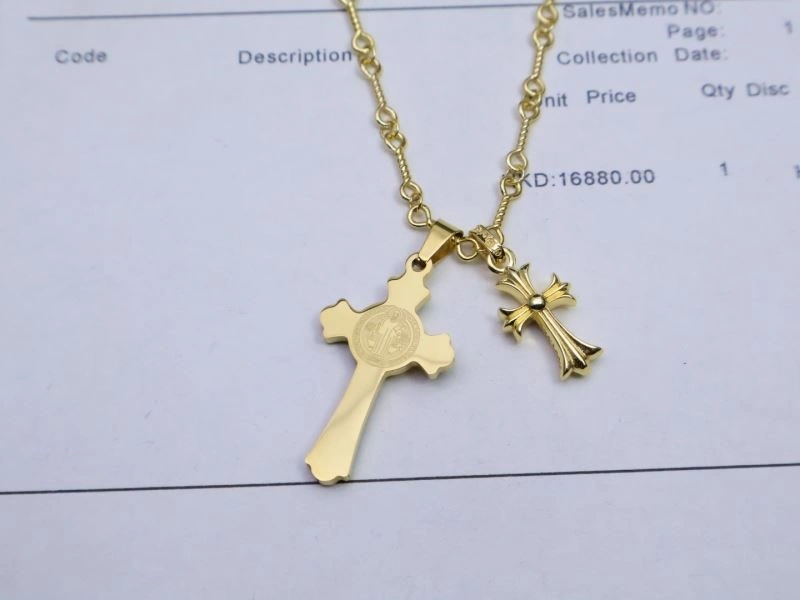 Flexible Chrome Hearts Necklaces 238427
