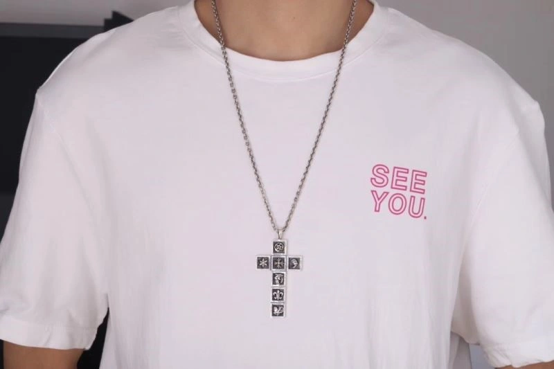 SmoothTexture Chrome Hearts Necklaces 237986
