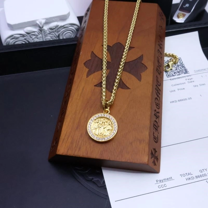 Cozy Chrome Hearts Necklaces 237963