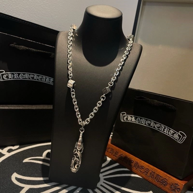 Comfortable Chrome Hearts Necklaces 237918