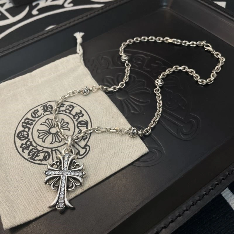 Cozy Chrome Hearts Necklaces 237842