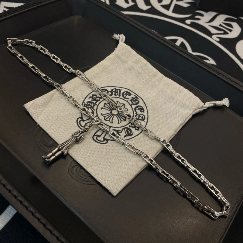 Cozy Chrome Hearts Necklaces 237792