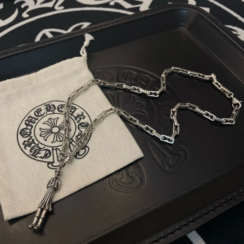 Cozy Chrome Hearts Necklaces 237792