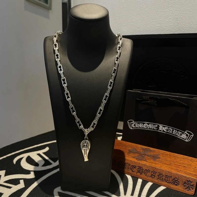 Cozy Chrome Hearts Necklaces 237706
