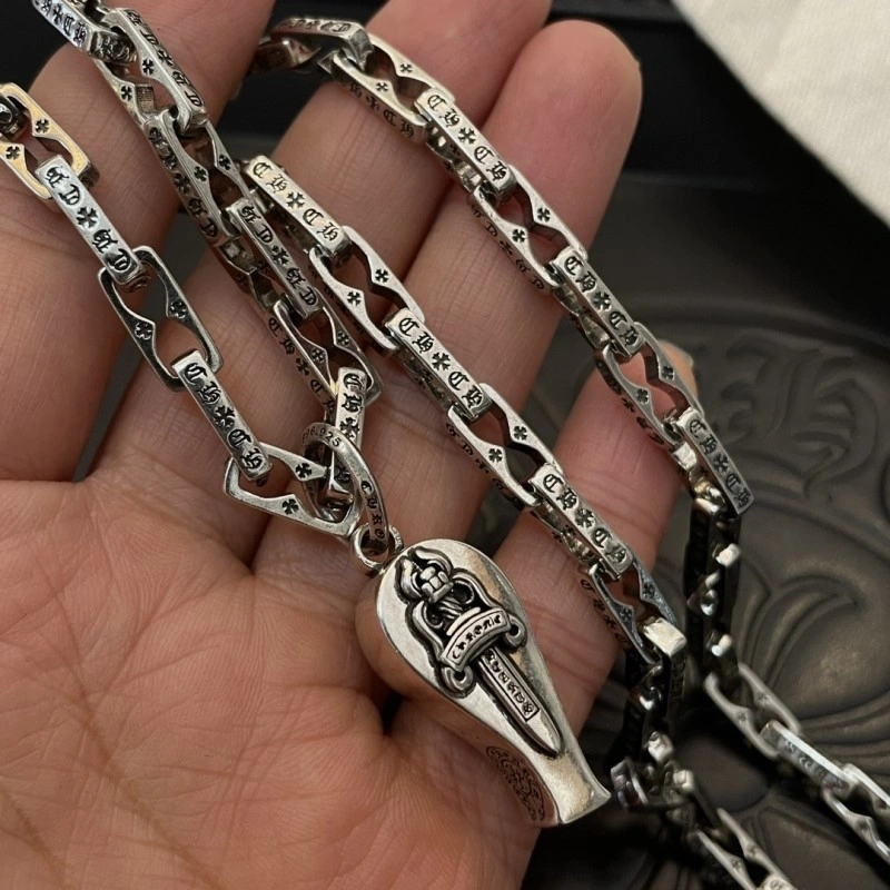 Cozy Chrome Hearts Necklaces 237706