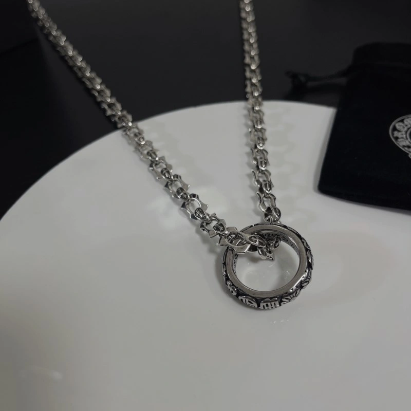 Cozy Chrome Hearts Necklaces 237646