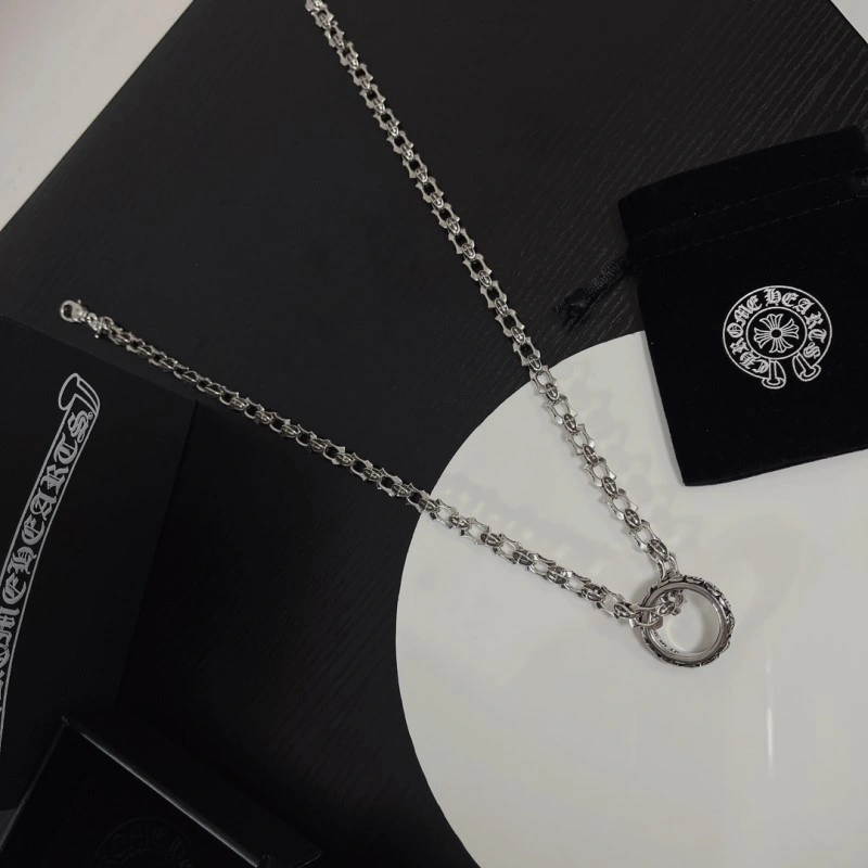 Cozy Chrome Hearts Necklaces 237646