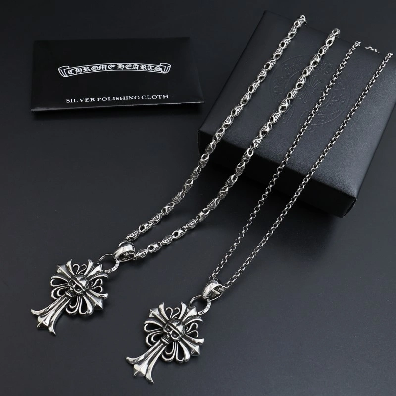 Cozy Chrome Hearts Necklaces 236994