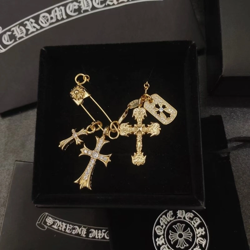 Compact Chrome Hearts Necklaces 236906