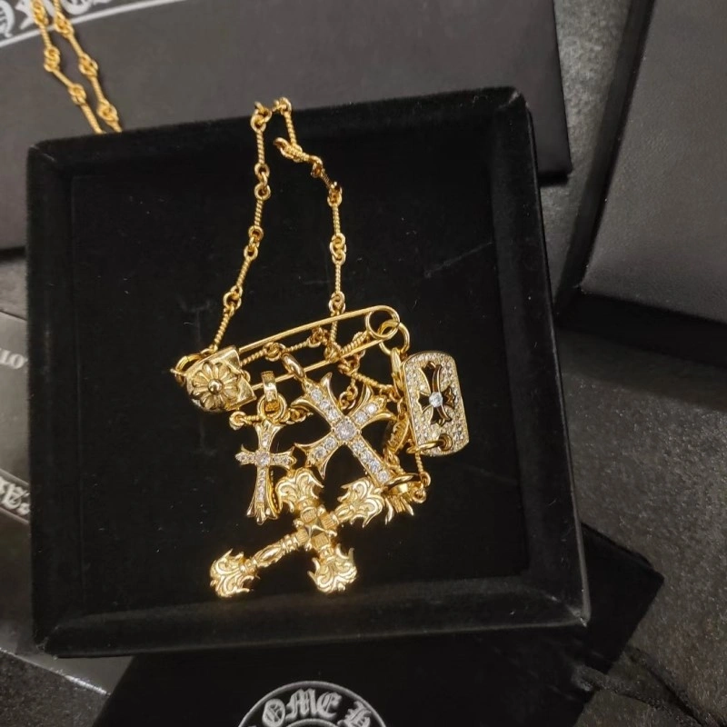 Compact Chrome Hearts Necklaces 236906