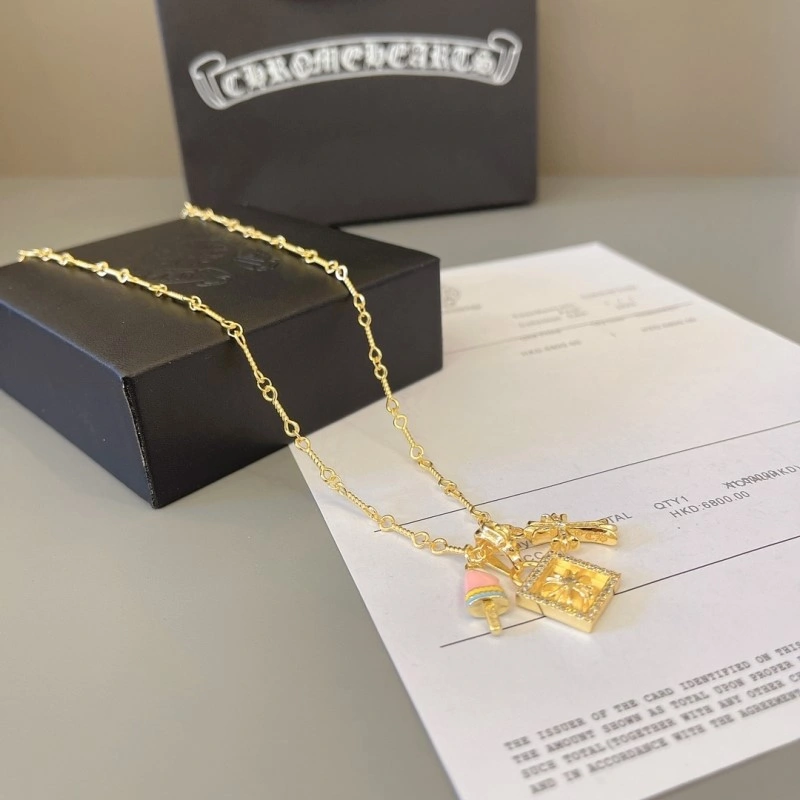 Flexible Chrome Hearts Necklaces 236791