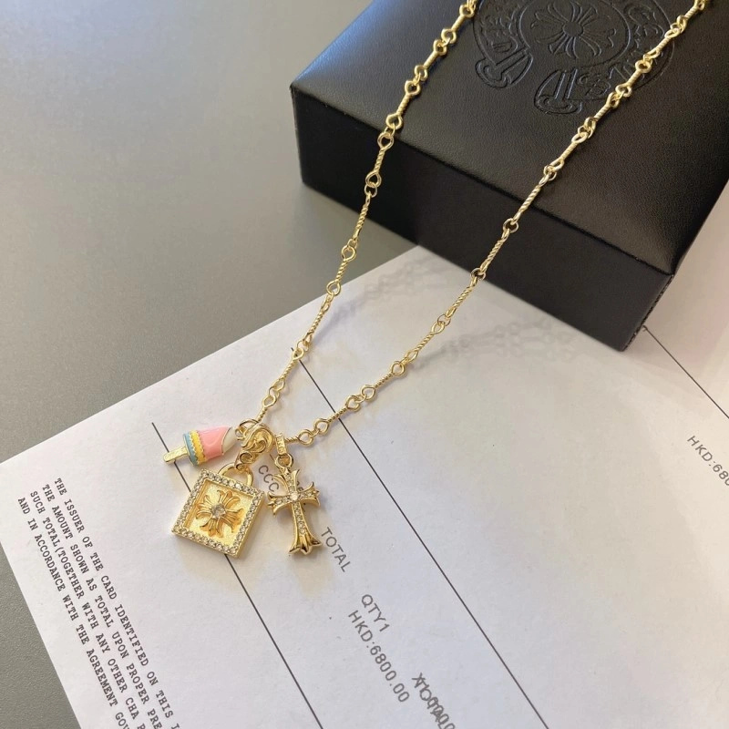 Flexible Chrome Hearts Necklaces 236791