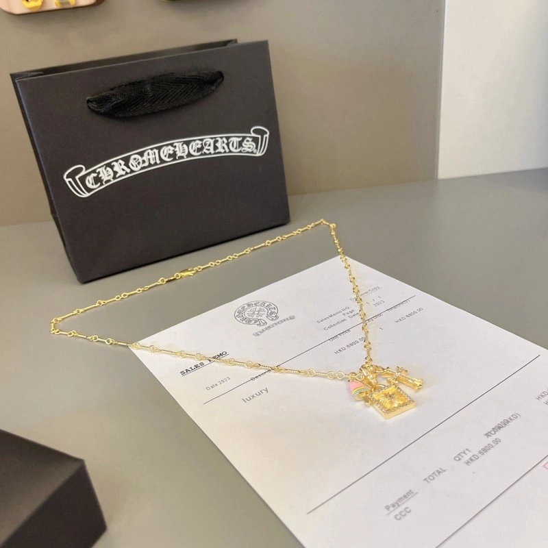 Flexible Chrome Hearts Necklaces 236791
