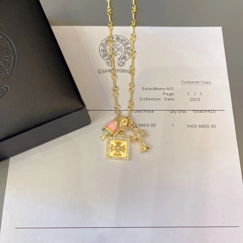 Flexible Chrome Hearts Necklaces 236791