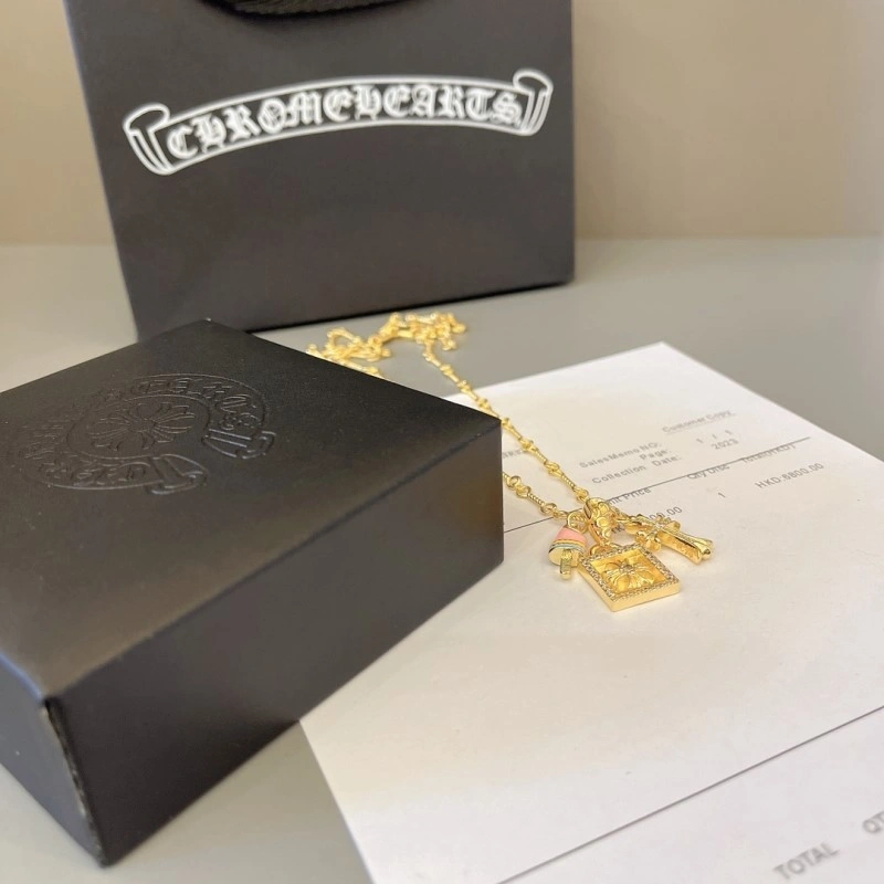 Flexible Chrome Hearts Necklaces 236791