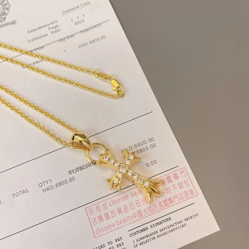 Neat Chrome Hearts Necklaces 236796