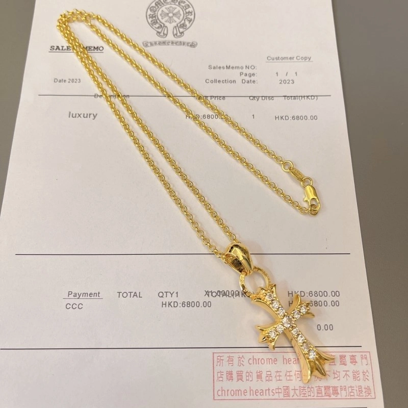 Neat Chrome Hearts Necklaces 236796