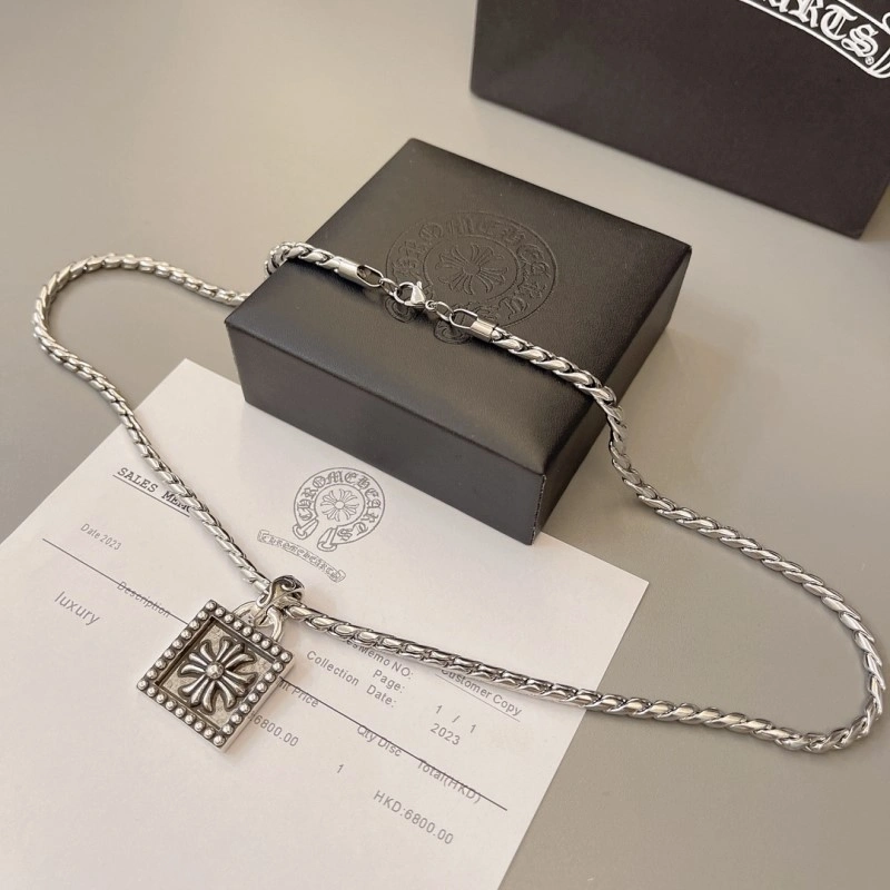 SmoothTexture Chrome Hearts Necklaces 236717