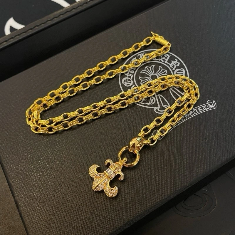 Cozy Chrome Hearts Necklaces 236680