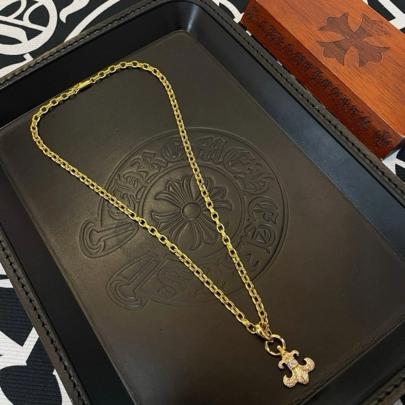 Cozy Chrome Hearts Necklaces 236680